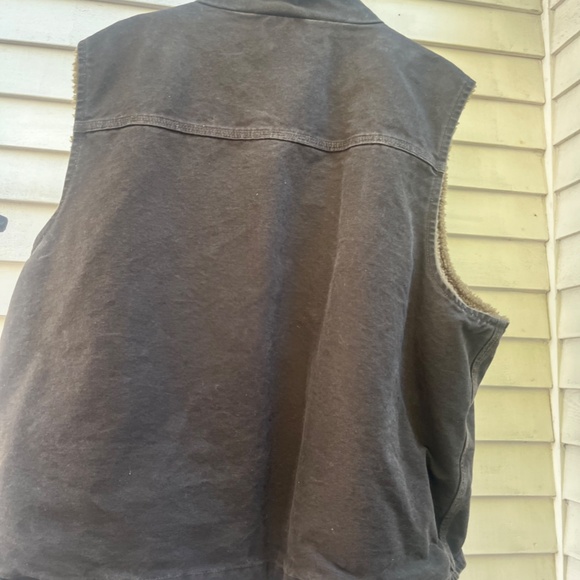 Men's CARHARTT Sherpa Lined Vest ~ VINTAGE ~2XL - Picture 8 of 9
